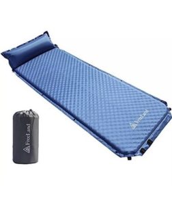 Freeland Self Inflating Sleeping Pad Camping Air Mattress w/ Pillow 76”x24.8”.