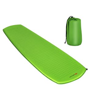 Inflatable Sleeping Pad, Self Inflating Camping Mattress w/Carrying Bag Green.