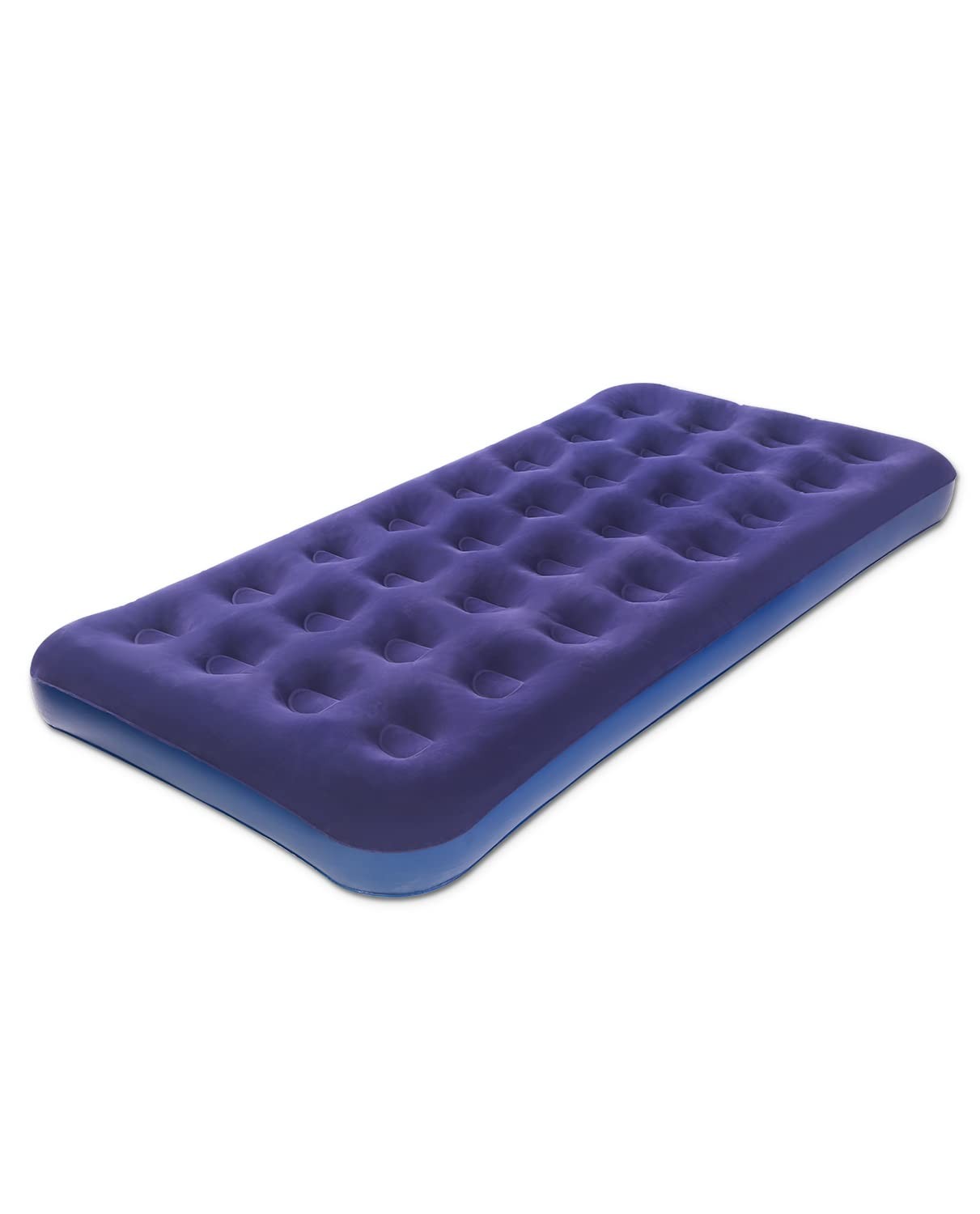 JEAOUIA Twin Size Air Mattress for Inflatable – Portable Blue Blow Up Mattresses
