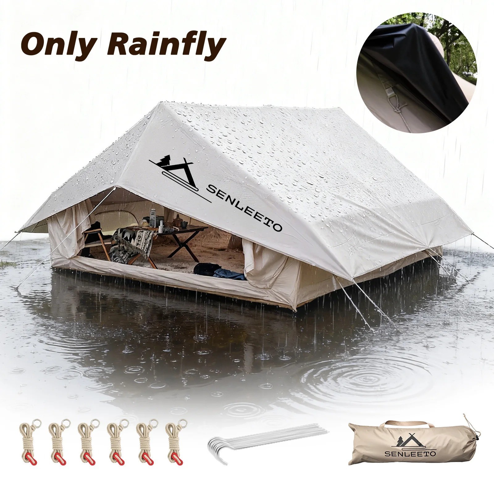 Inflatable Camping Tent Large Blow Up Tent with Hand Pump Outdoor Shelter