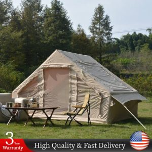 Air Tent Portable Inflatable Camping Tent Easy Setup Glamping Tent 4-6 People.