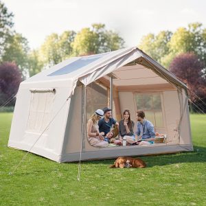 SLSY Inflatable Tents for Camping, 6 Person Inflatable Camping Tent with Pump.