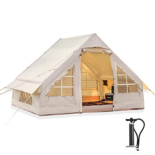 WISE TIGER INFLATABLE CAMPING TENT WITH PUMP GLAMPING TENT – Scratch & Dent