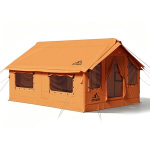 Inflatable Tent with Pump, 6 Person Blow Up Tents, Quick Setup Hot Tent.