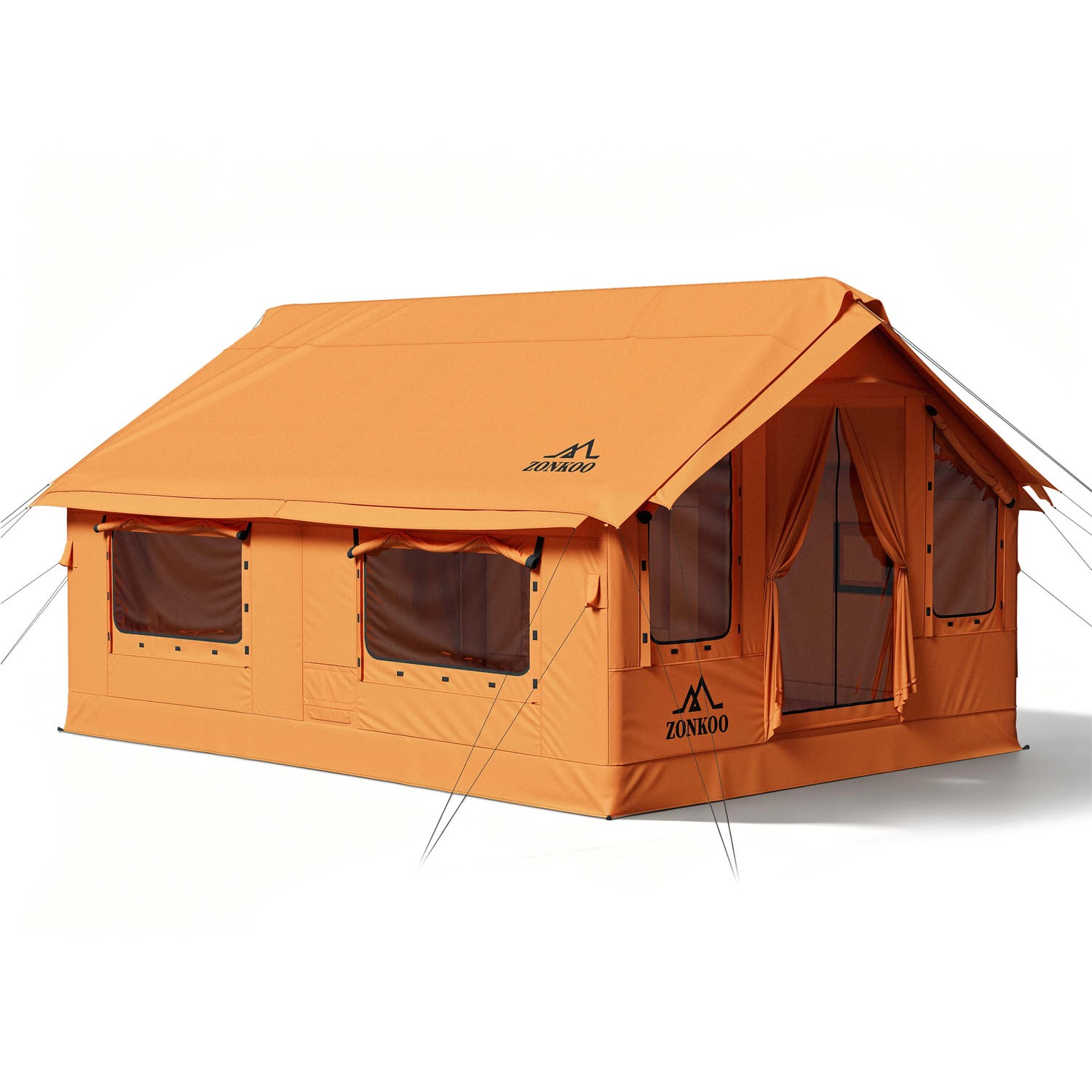 Inflatable Tent with Pump, 6 Person Blow Up Tents, Quick Setup Hot Tent.