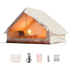 2025 Upgraded Inflatable Camping Tent for 5-8 People.