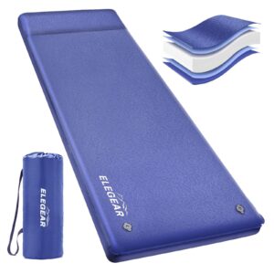 Self Inflating Sleeping Pad, 3.18” Ultra-Thick Memory Foam Camping Pad with 9.5R Value.