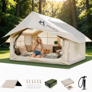 Inflatable Tents for Camping, Large Inflatable Camping Tent with Hand Pump, Easy Setup.