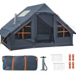 Inflatable Tents for Camping, 46 Person Easy Blow Up Tent with Hand Pump,4 Se….