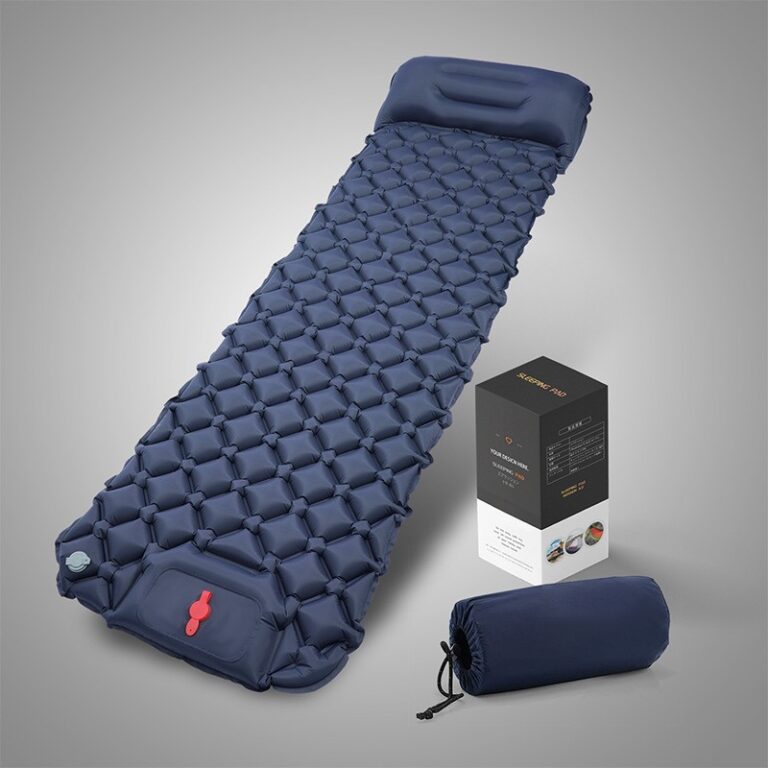 Inflatable Sleeping Pad Camping Air Mattress Ultralight Outdoor Hiking Bed USA.
